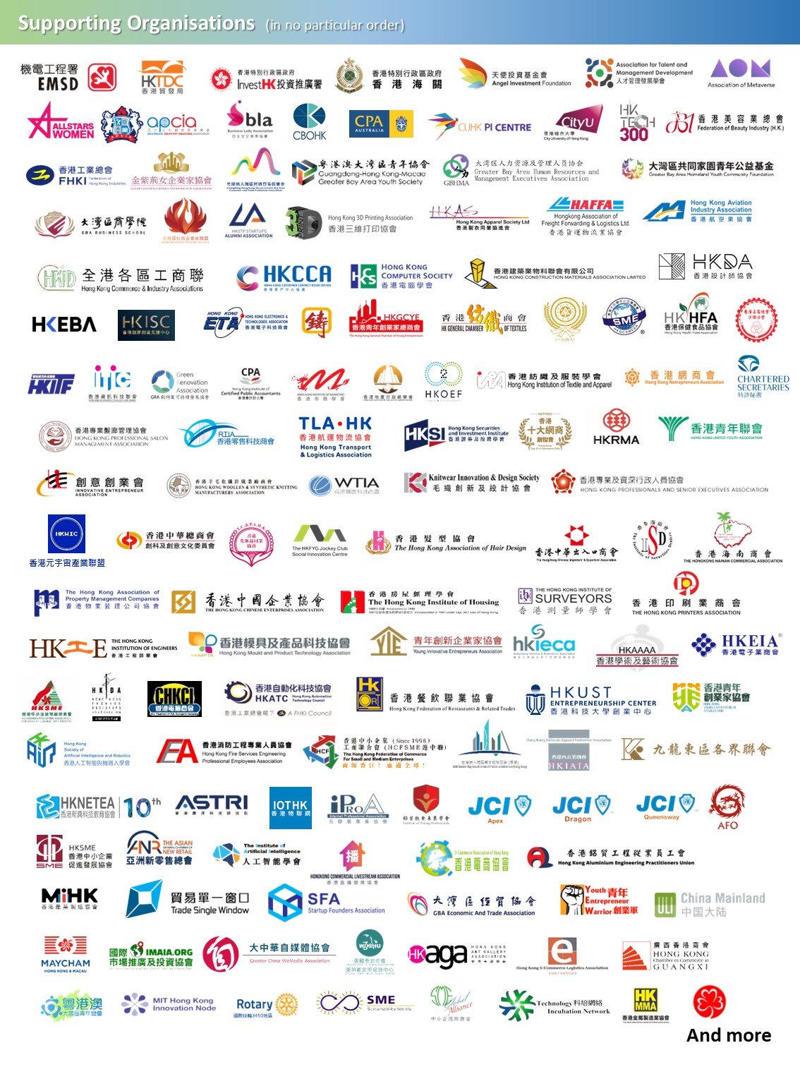 ESG One Logo Wall_supporting organisation_en
