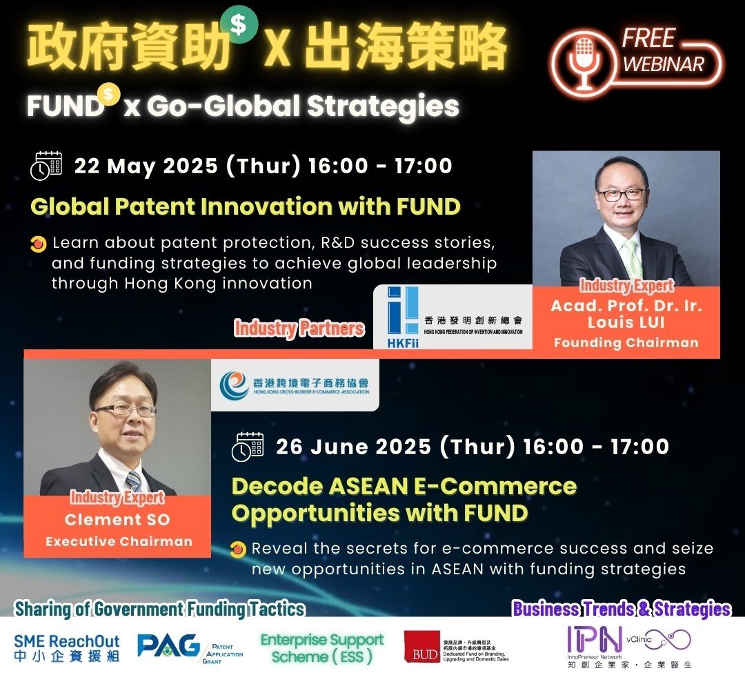 "FUND X Go-Global Strategies" Webinar Series_Banner