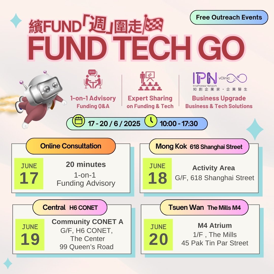 SME ReachOut Outreach Events 2025 : FUND Tech Go_Banner