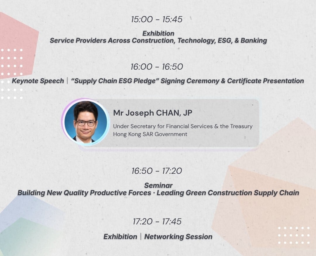 Supply Chain ESG Pledge Programme Signing Ceremony cum Seminar_Rundown