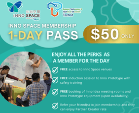 Innospace 1 day pass